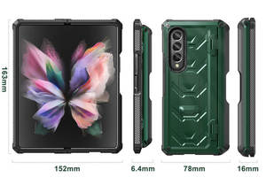 Nouvelle coque de protection robuste antichoc pour Samsung Galaxy <span class=keywords><strong>Z</strong></span> <span class=keywords><strong>Fold</strong></span> 3 5G, pour femmes - Product Image 5