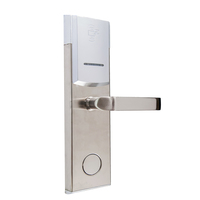 Serrure de porte d'hôtel RF avec codeur de carte et système de logiciel gratuit pour l'ouverture de la carte de programme