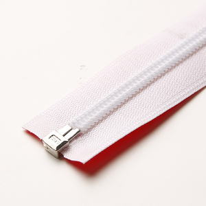 SBS # 7 Fermetures éclair invisibles en nylon à dents transparentes, à extrémité ouverte, à tirette inversée, écologiques, avec ruban imprimé motif <span class=keywords><strong>iris</strong></span>, édition limitée streetwear - Product Image 5