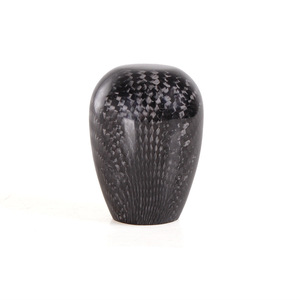 Pomo de palanca de cambios de fibra de carbono, forma de huevo corta, ligero, universal, pieza de automóvil SFN105 - Product Image 5