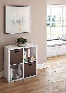 하이 퀄리티 간단한 스타일 현대 벽걸이 장식 오픈 화이트 스토리지 랙 나무 상자 - Product Image 3