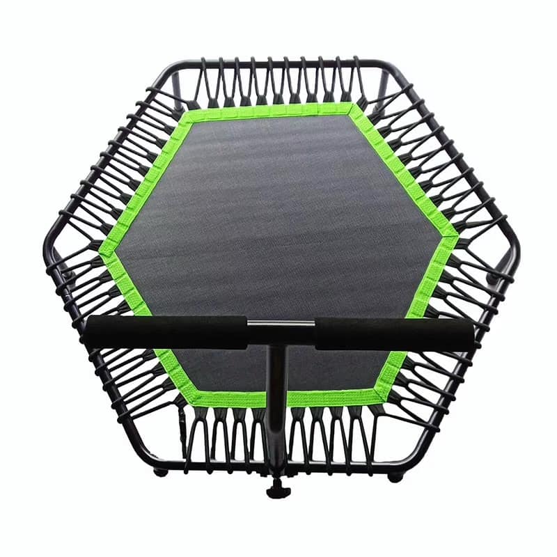 Good Quality Fitness Equipment Body Building Gym Accessories Six angle handrail trampoline