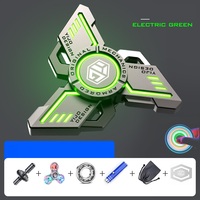 Handspinner mit Geräuscharmen Kugellagern R188, Nachtleuchtender Senior Gyro Stressabbau-Spielzeug für Erwachsene, Leuchtende Fidget Spinner aus Metalllegierung