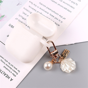 Llavero con Forma de Corazón y Perlas de Concha para Niñas, Accesorio Nuevo 2026, para Bolsos y <span class=keywords><strong>Airpods</strong></span> - Product Image 2