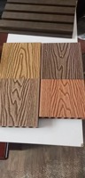 Planches de terrasse en bois composite en plastique imperméable de haute qualité 3D WPC