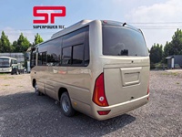 Minibus Dongfeng 6600 d'occasion, 20 places, Yuchai 140HP Euro6, 40000KM, avec climatisation, chaudière de chauffage, bus de tourisme, autocar d'exportation
