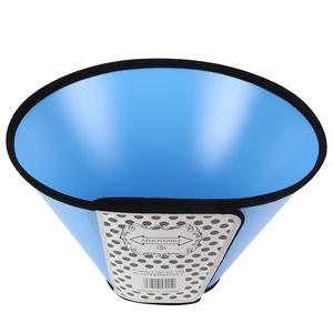 Elizabethan Multi-Color Tamaño ajustable Anti-Cat Bite Lick Protector Headgear Collar Plástico Borde suave Postoperatorio Correa para mascotas - Product Image 4