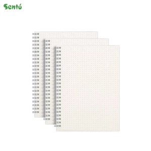 Quaderno <span class=keywords><strong>A4</strong></span>/A5 con Copertina Rigida a Griglia Puntinata, Rilegatura Termica, per Scuola/Diario/Regalo, 80 <span class=keywords><strong>Fogli</strong></span>, Stampa a 4 Colori, 80g - Product Image 1