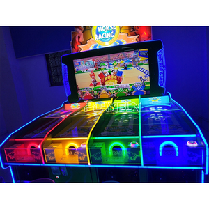 Máy chơi game đua ngựa Derby tương tác 4 người chơi, vận hành bằng tiền xu, có phần thưởng, dành cho trẻ em - Product Image 5