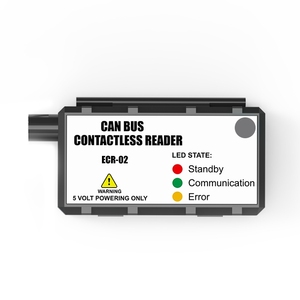 Lecteur CANBUS sans contact ECR-02, adaptateur de solution de données de véhicule pour diagnostics J1939, J1708 et ISO11992 - Product Image 2