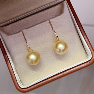 Support d'oreille minimaliste chic et élégant, poli miroir, en or 8K, creux, en forme de talon haut, vierge pour suspension de pendentifs, pour l'insertion de divers éléments - Product Image 4