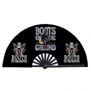 Customized Printed 9 Inch Bamboo Wooden Rave <b>Hand</b> <b>Fans</b> Plastic Custom Promotional Custom Bamboo <b>Hand</b> <b>Fan</b> - Product Image 6