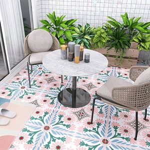 Azulejos de Porcelana Color Verde Mate de Fábrica, Aspecto Floral, Decoración <span class=keywords><strong>del</strong></span> Hogar, Antideslizantes, Pequeños Ladrillos de Cerámica para Paredes y Pisos - Product Image 4