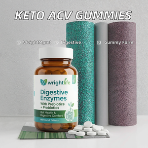 Enzimas Digestivas Naturales Wrightlife con <span class=keywords><strong>Prebióticos</strong></span> <span class=keywords><strong>y</strong></span> <span class=keywords><strong>Probióticos</strong></span> para una Salud Intestinal Avanzada, Uso en Adultos, 60 Tabletas - Product Image 2
