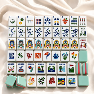Juego de Mahjong Americano Country Club Golf, 31.5x23x16mm, Fichas Acrílicas de 4 Capas, 160 Piezas, 8 Jokers, Disponible <span class=keywords><strong>en</strong></span> Stock, Envío Rápido - Product Image 3