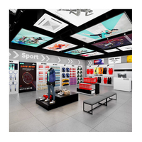 Présentoir Commercial pour Intérieur de Magasin - Série Badminton - Présentoir de Marchandises pour Articles de Sport
