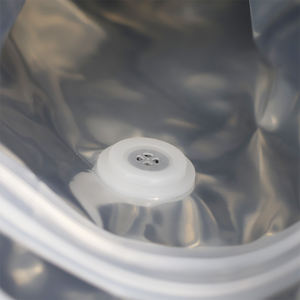 Pochette debout imprimée personnalisée avec fermeture à glissière sac à fond carré pour l'emballage de collation café thé - Product Image 4