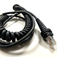 Cable USB RS232 de resorte retráctil de 3m de longitud para Honeywell HHP 1900G 1900GSR 1300G 1200G 1202G 1250G MS7580 1450G RS232 Cable