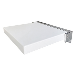 Siège de bain pliant Le Liu blanc style E en acier inoxydable et polyuréthane pour personnes âgées et femmes enceintes - Product Image 1