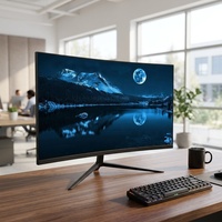 Moniteur incurvé pour gamer de 32 pouces, résolution 1920*1080, écran 1K, affichage LED 2MS, moniteurs de jeu