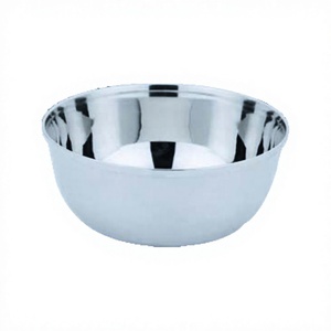 Ensemble de bols à mélanger durables en acier inoxydable à l'intérieur du miroir à l'extérieur de la technique polie mate pour les ustensiles de cuisine saladier de service - Product Image 1
