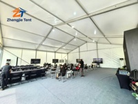Tente d'exposition automobile extérieure 20x30m, structure en aluminium, abri imperméable en PVC pour salons automobiles et événements commerciaux