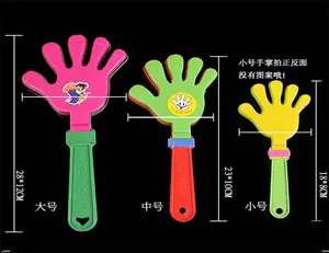 Wholesale Advertising Sport Fans Cheering Flashinglight Hand Clapper with Noise Maker