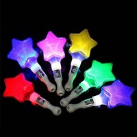Baguette lumineuse personnalisée avec logo pour mariages, raves, camping, Nouvel An, carnaval, Halloween, baguette magique féerique étoilée