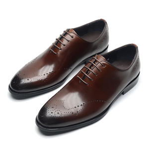 Nuevos zapatos de cuero genuino para hombre, transpirables y cómodos, formales, de negocios. - Product Image 6