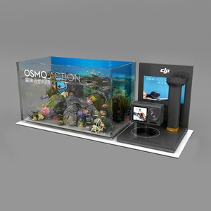 ชั้นวางอะคริลิคอิเล็กทรอนิกส์พร้อมไฟ LED ชั้นวางแสดงสินค้าเครื่องสำอาง - Product Image 2