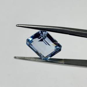 Espinela Cultivada en Laboratorio, Corte Esmeralda Octogonal, Piedras Preciosas Sueltas Facetadas para Joyería, Azul, de 4x6 a 15x20, Color Azul Certificado - Product Image 6