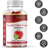 Gummies au vinaigre de cidre de pomme 1000 mg pour favoriser la digestion et la perte de poids, marque privée
