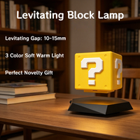 Lámpara Cubo Levitante, Luz Nocturna LED Cuadrada, Lámpara Flotante con Signo de Interrogación, Regalo Novedoso para Cumpleaños y Festividades para la Familia