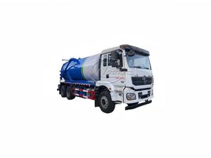 SHACMAN Delong M3000 6x4 Sewer Suction Truck Sanitation Vacuum Sewage Tank Truck Factory Custom Export,Reliable Heavy Chassis - Product Image 1