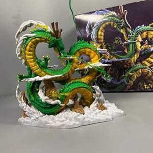 Figura de Acción de PVC de 25 CM, Shenron con <span class=keywords><strong>Goku</strong></span>, Estatua de Anime de Dragon Ball Z - Product Image 5