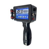 Impresora de inyección de tinta portátil Yaomatec de 12,7mm, fecha, logotipo, número de lote, máquina de codificación pequeña Digital para bolsa de plástico para llevar