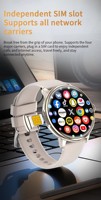 Nouvelle montre connectée pour femmes H80 Diamond 4G avec carte SIM, charge rapide, téléchargement d'applications TikTok, YouTube, Facebook, WhatsApp
