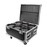 Bühnenlicht LED Par 9*10W Wiederaufladbare Uplights Kabellose DMX-Batterie RGBWA+UV 6in1 9x10W LED-Akku für Partys