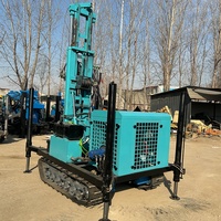 Foreuse rotative de puits d'eau à moteur diesel 300M avec pompe à boue, moteur, boîte de vitesses et engrenages - Foreuse de forage DTH - Vente directe usine