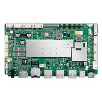 Placa Base Inteligente de Ocho Núcleos MTK8786 de 2.0GHz |   Compatible con Pantalla Triple HDMI/eDP/MIPI |   Controlador AIoT Android 12 con PoE y 4G LTE