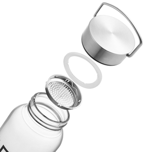 Logo personnalisé de haute qualité 700ml 1000ml 1200ml 1600ml Bouteilles d'<span class=keywords><strong>eau</strong></span> en verre de sport de plein air avec bouchon - Product Image 6