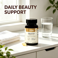 Biotine 10000 mcg en gélules pour une absorption maximale, favorise la santé des cheveux, de la peau et des ongles, facile à avaler, 120 unités
