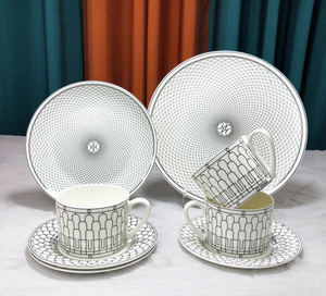 Simple and Stylish Afternoon Tea <b>Cup</b> Coffee Mug Ceramic <b>Set</b> - Product Image 2