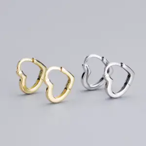 ES1049 Sterling Silver 925 Earring 18K Gold Geometry Cute Chains Dangle Round Beads Plug Women Jewelry Earring