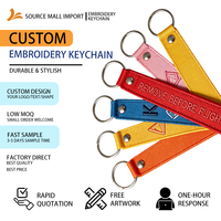 Llavero Personalizado Bordado con Diseño de Avión, Mosquetón de Tela Tejida Resistente, Ideal como Recuerdo de Viaje, Directo de Fábrica