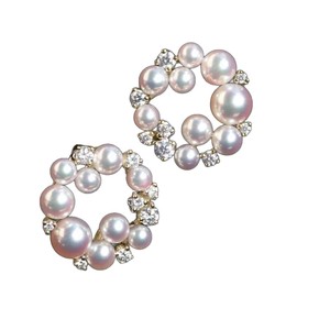 WENCHI 10936 Accessoires de perles DIY Boucles d'oreilles clous en argent S925 avec support creux Perles multicolores 3-5mm Bijoux Chine - Product Image 3