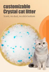 Düşük fiyat biyobozunur silika jel kedi çöp kristal özelleştirmek
