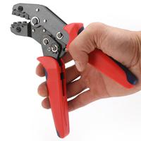Mini pince en acier à poignée droite poignée souple en plastique personnalisable ensemble d'outils de sertissage de fente OEM pour l'application de poignée de coupe de fil