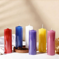 ODIS Paquete de 20 Velas Cónicas Pequeñas de Cera de Parafina de Colores Surtidos para Halloween, Etiqueta Privada, para Hechizos y Magia