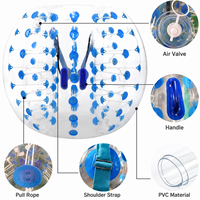 Ballons gonflables en PVC pour Bubble Soccer, Zorb, Football corporel, jeu de tente humaine, jouet de voiture, avec pare-chocs, pour enfants et extérieur